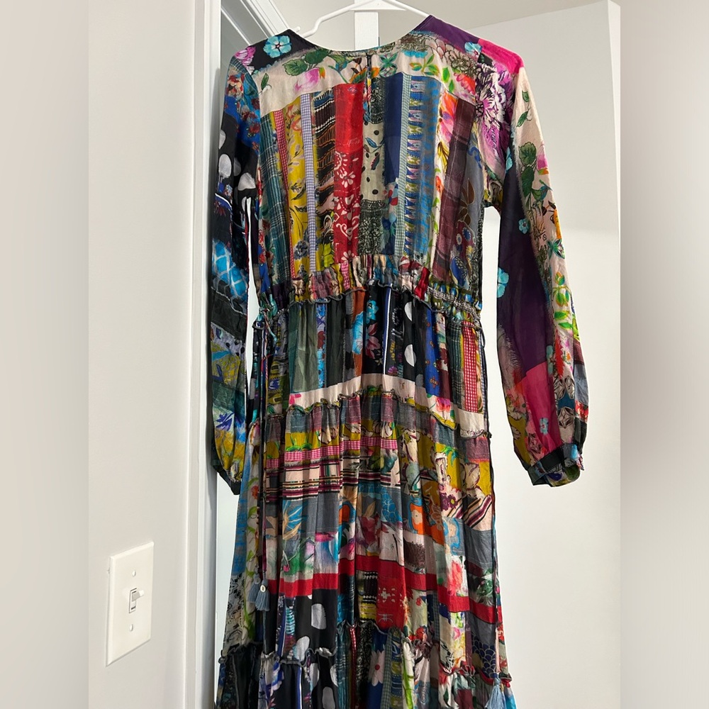 Johnny Was Sonnet Dixie Silk Dress